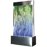Xlmoebel Zimmerbrunnen Neu 80x160cm LED Wasserwand Wandverkleidung mit Wasserblaseffekt, Hergestellt in Europa weiß