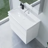 Villeroy & Boch Avento Waschtisch, evineo ineo4 Unterschrank B: 80 cm, 2 Auszüge, mit Griff,, 415680R1+BE0809WM,