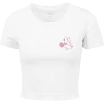 MERCHCODE Minnie Mouse Wink Tee Weiß M