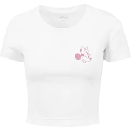 MERCHCODE Minnie Mouse Wink Tee Weiß M