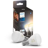 Philips Hue White Ambiance Luster Tropfenform 2er-Pack