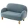 58 aufm Kessel Kindersofa Keila onesize Bouclé Stoff blau