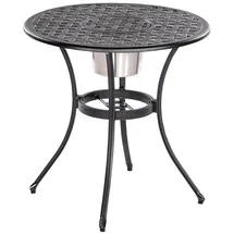 Merxx Rhodos Gartentisch Ø 70 x 75 cm Grau