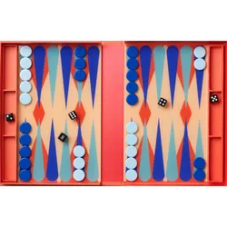 Printworks Classic Art of Backgammon Triktrack rot