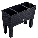 Prosperplast Blumenkasten 60 x 25 x 45 cm Anthrazit