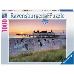Ravensburger Puzzle Ostseebad Ahlbeck, Usedom, 1000 Puzzleteile, Made in Germany, FSC® - schützt Wald - weltweit bunt