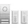 Gira System 106 Audio Set 2407000 2WE Edelstahl