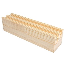 Holzaufsteller für Ringe