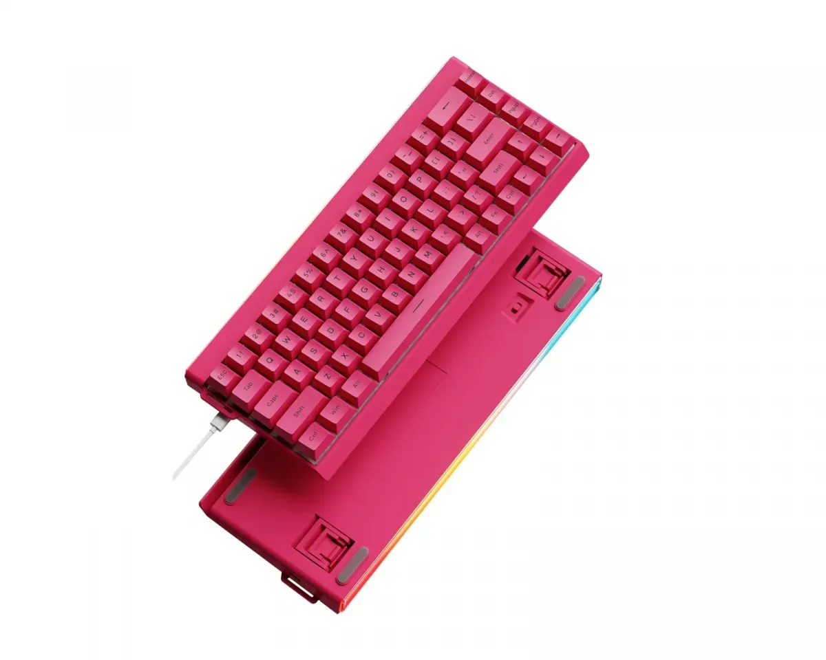 EWEADN DK68 Magnetic HE ANSI Tastatur [Gateron Wuji] - Rosa