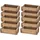 Novaliv Holzkiste Vintage 30 x 15 x 10 cm 10-tlg. Braun