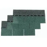 Easy Rechteck Bitumen-Dachschindeln grün