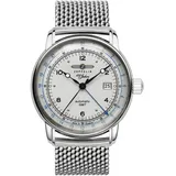 Zeppelin 100 Jahre ED. 1 Automatik Silber 42,0 mm 8666M-1