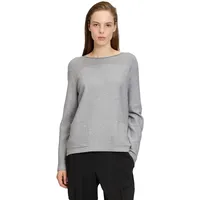 Betty Barclay Strickpullover mit Strickdetails in Grey melange), |