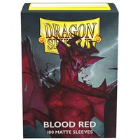 Arcane Tinmen Dragon Shield Standard Matte Sleeves - Blood