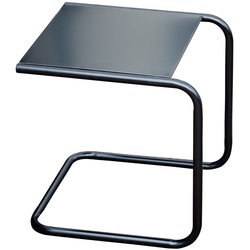 Fiam - Club Beistelltisch, Aluminium schwarz / schwarz