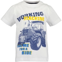 BLUE SEVEN - T-Shirt Working Machine in weiß, Gr.116,