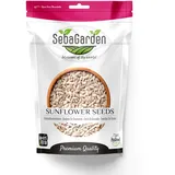 Seba Garden Sonnenblumenkerne, geschält, 1 kg, Güteklasse A, roh, ungesalzen, glutenfrei, Keto-freundlich, Proteinquelle, hoher Fasergehalt, Eisenquelle, nicht gentechnisch verändert