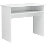 vidaXL Schreibtisch Hochglanz-Weiß 90x50x74 cm Holzwerkstoff