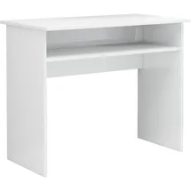 vidaXL Schreibtisch Hochglanz-Weiß 90x50x74 cm Holzwerkstoff