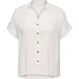 ONLY CARMAKOMA Caryasmin Shirt S/S WVN Noos Weiß M