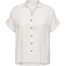 ONLY CARMAKOMA Caryasmin Shirt S/S WVN Noos Weiß M