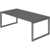 bümö Schreibtisch R-Serie Graphit