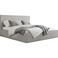 WFL GROUP Polsterbett, Grau, Holz, 16x200 cm, Schlafzimmer, Betten,