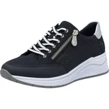Rieker Damen N9516 Schnürschuhe, Blau, 39 EU