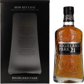Highland Park 21 Years Old Single Malt Scotch 46% vol 0,7 l Geschenkbox