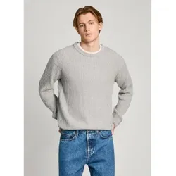 Pepe Jeans für Herren. PM702478 Colin Pullover grau (XXL), Lässig, Baumwolle