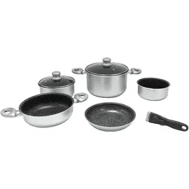 gimex Silver Topf-Set 5-tlg.