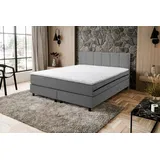 venasi möbel Boxspringbett 140 x 200 cm H3 Grau