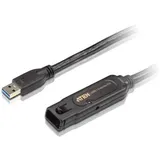 ATEN USB-A 15 m Schwarz