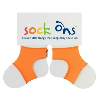 Sock Ons Babysöckchenhalter orange 6-12 Monate