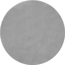 Tectake Soft Zone Kurzflorteppich 120 x 120 cm Grau