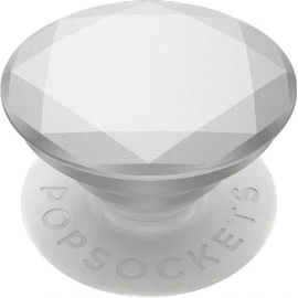 PopSockets Metallic Diamond Silver Handy Ständer Silber