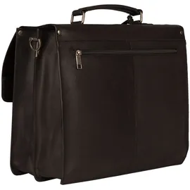 Burkely Aktentasche Vintage Scott Briefcase 2-Compartments Black