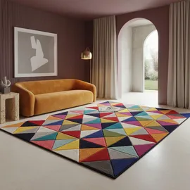 KADIMA DESIGN Teppich handgeschnitzt Bunt 120 x 170 cm - MEON Kadima Design