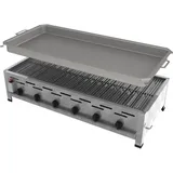ChattenGlut, Gasgrill, Gasbräter 6-flammig mit Rost und Pfanne (27 kW)