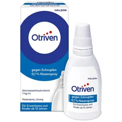 Otriven gegen Schnupfen 0,1% Nasenspray Quetschflasche