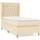 vidaXL Boxspringbett 100 x 200 cm Creme