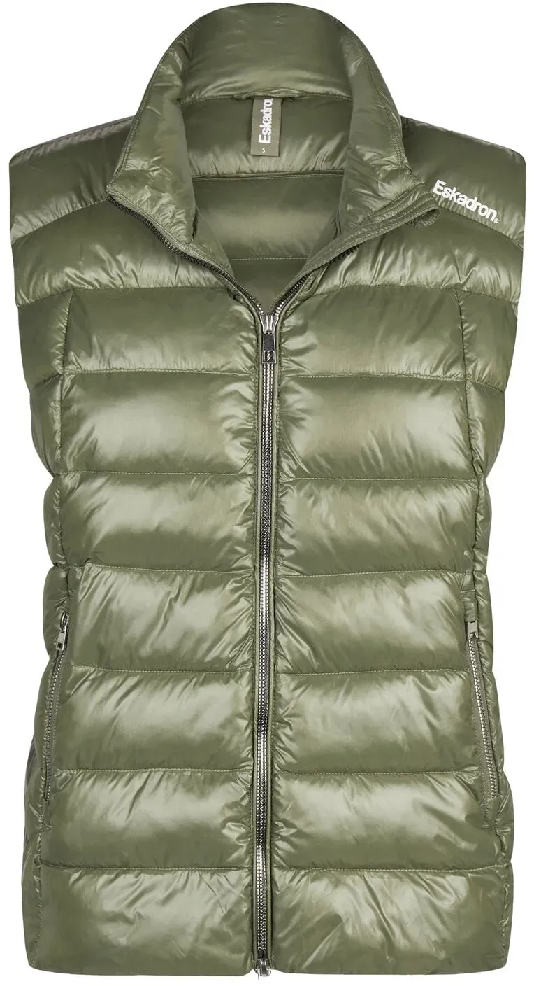 ESKADRON Classic Sports Weste Quilt-Waistcoat dusty olive S