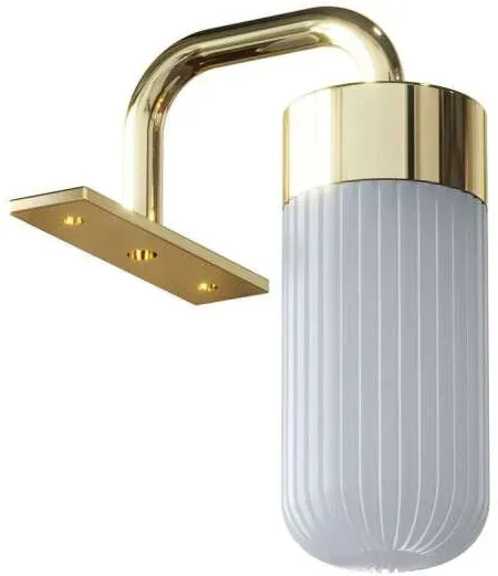Dansani LED-Aufsatzleuchte LYRA Ø 4 cm messing - Badmöbel