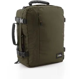 National Geographic Sportrucksack NATIONAL GEOGRAPHIC "Hybrid", Gr. B/H/T: 29,5cm, grün (khaki), Kunstfaser, Rucksäcke, mit drei Tragefunktionen