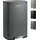 MAXCRAFT Mülleimer / Treteimer mit Soft Close Deckel - 50 Liter in Grau