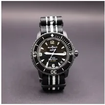 Swatch Blaincpain x Swatch Fifty Fathoms l Ocean of the Storms - Schwarz/Schwarz