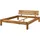 MASSIVMOEBEL24.DE Balkenbett 200 x 200 cm Beige
