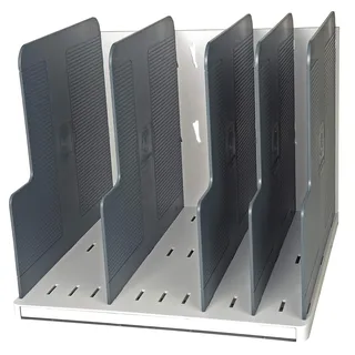 Exacompta 390740D Modulotop vertikaler Sorter + 5 Trennplatten Office Lichtgrau
