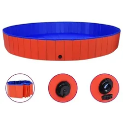 VidaXL Hunde-Pool rot 3 m, 40 cm