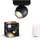 Philips Buckram 1-flg. schwarz GU10 250 lm